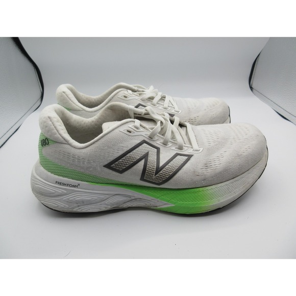 New Balance Shoes Mens Size 9 White Green 880 Fresh Foam‎ X Running Neutral M880 main image 9
